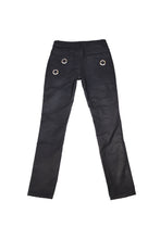 Load image into Gallery viewer, THREESIX9INE EYELETS PANTS / BLACK